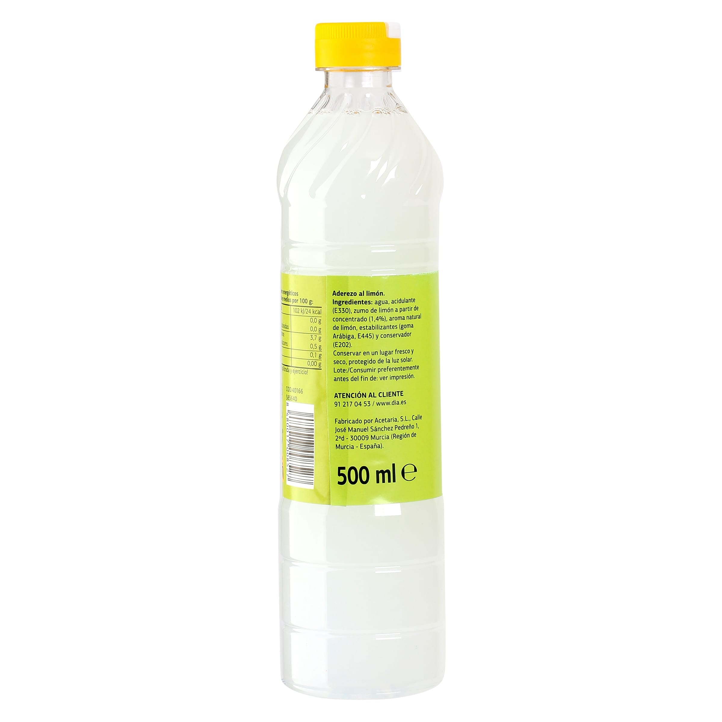 Aderezo de limón Aliña tu Dia 500 ml