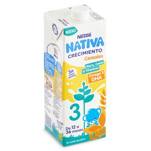 bebida lactea crecimiento con cereales 12 meses 1 l