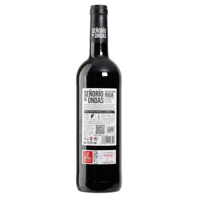 Vino tinto crianza D.O Rioja SEÑORIO DE ONDAS BOTELLA 75 CL-1 Vino tinto crianza D.O Rioja SEÑORIO DE ONDAS BOTELLA 75 CL-1