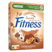 Cereales integrales con chocolate Nestlé Fitness caja 375 g