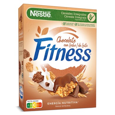 Cereales integrales con chocolate Nestlé Fitness caja 375 g-0 Cereales integrales con chocolate Nestlé Fitness caja 375 g-0