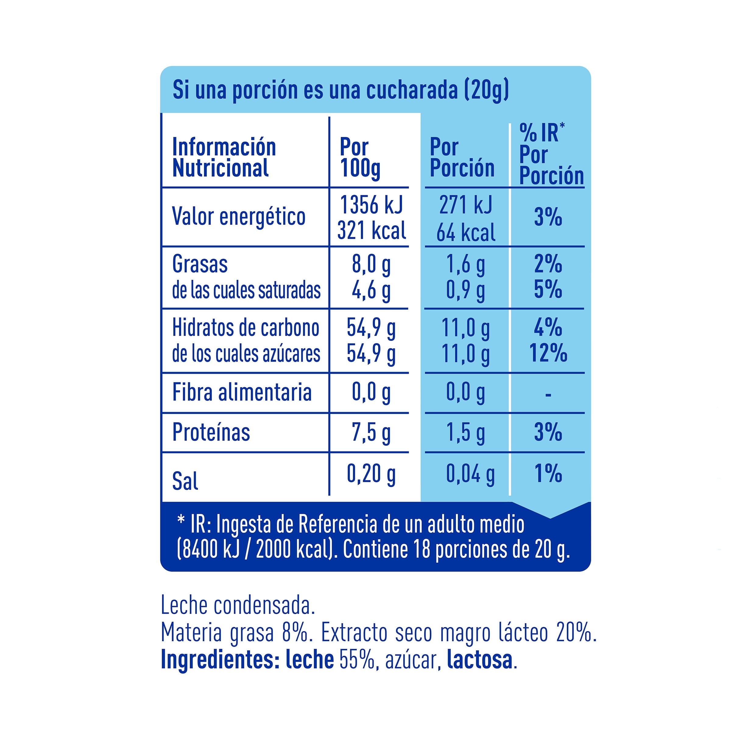 Leche condensada La Lechera 450 g