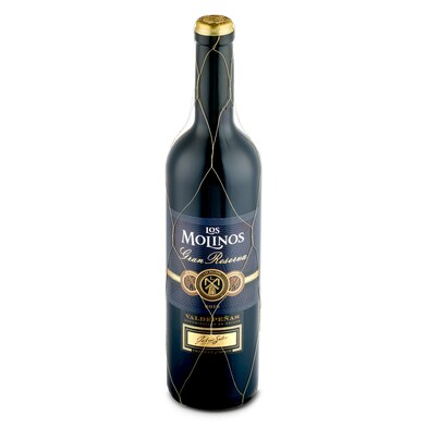 Vino tinto gran reserva do valdepeñas Los molinos botella 750 ml-0