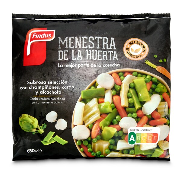 Menestra De La Huerta Findus Bolsa 650 Gr.