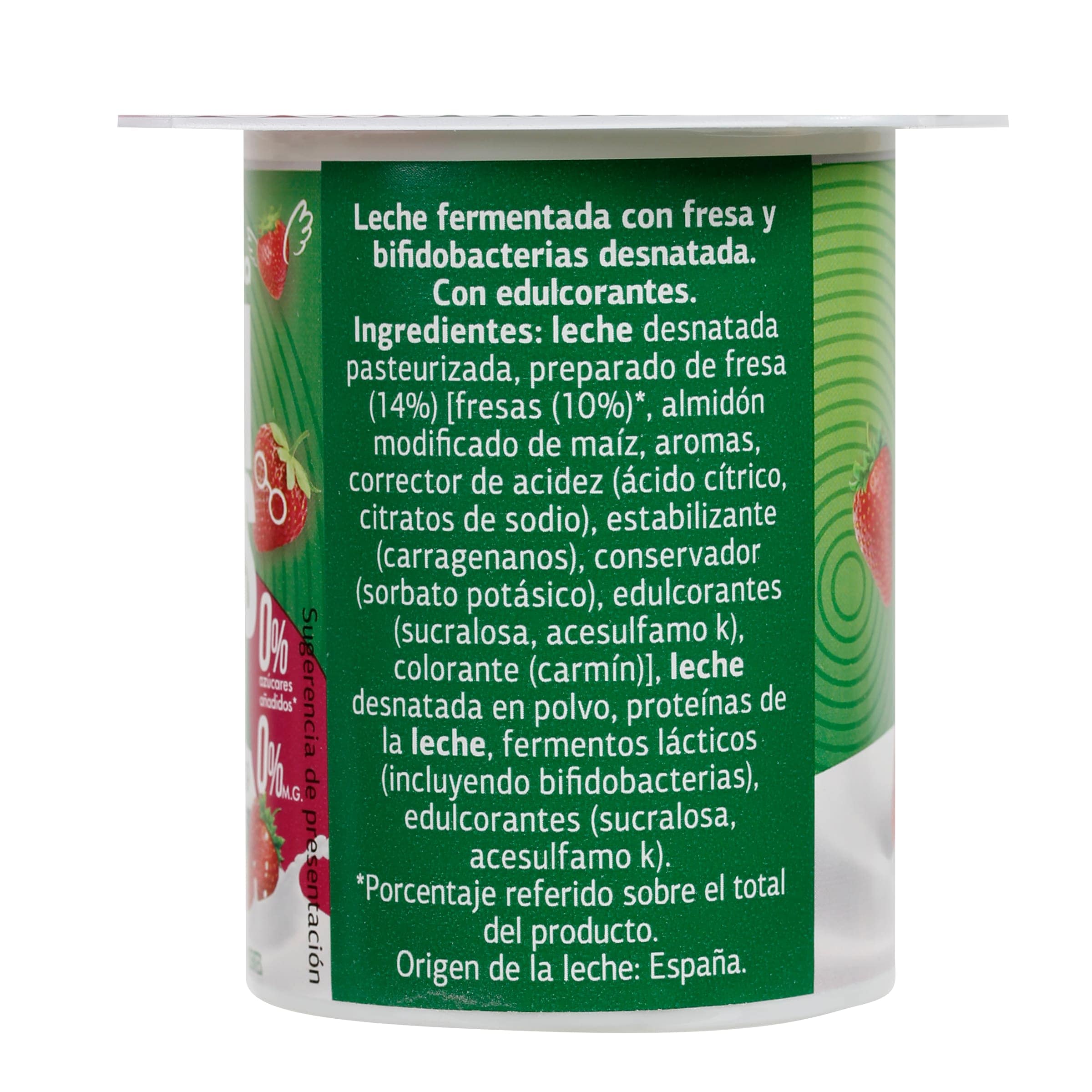 Bífidus con fresa doble 0% Dia 4 x 125 g