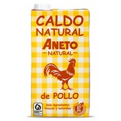 Caldo natural de pollo Aneto brik 1 l