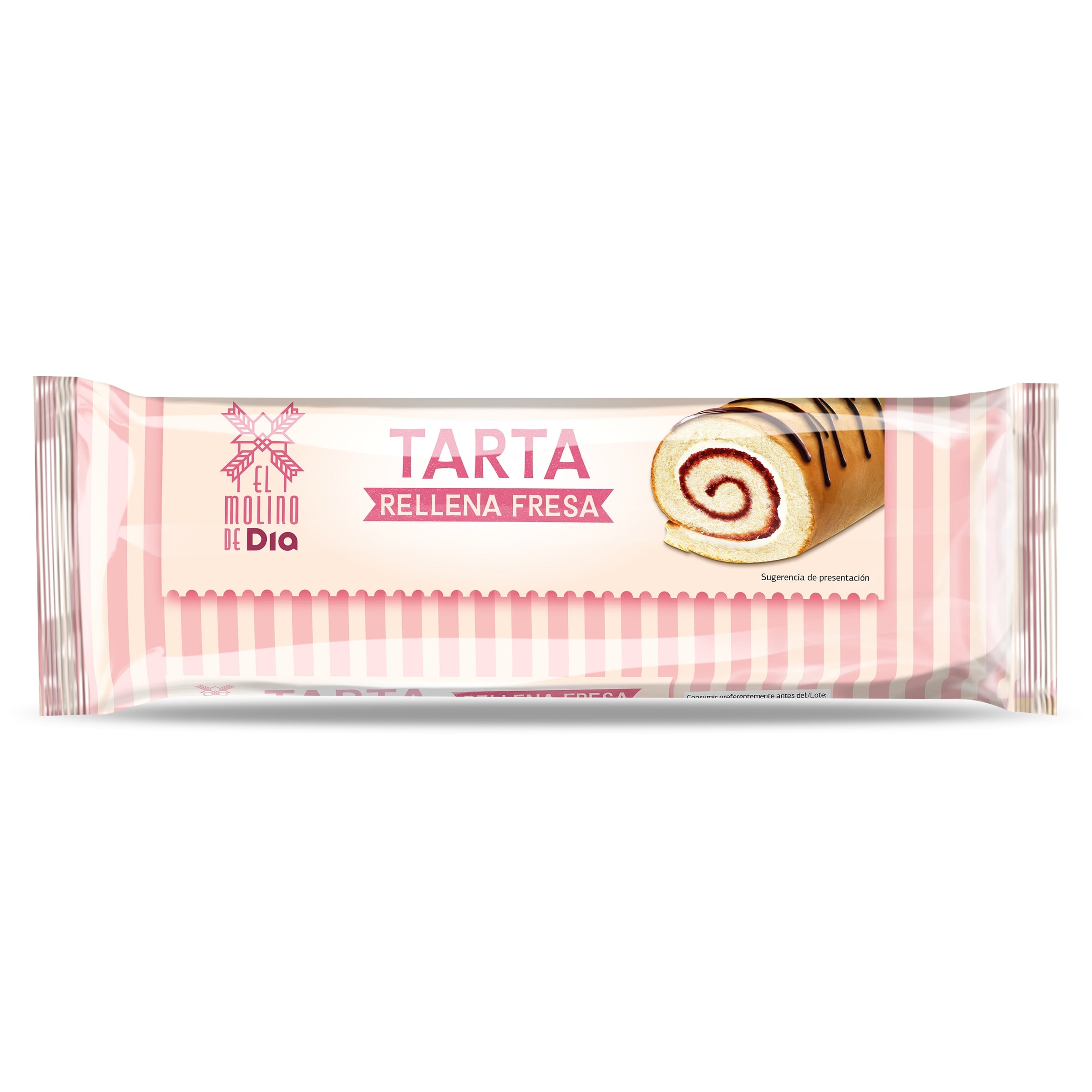 Brazo relleno de fresa El Molino de Dia 300 g