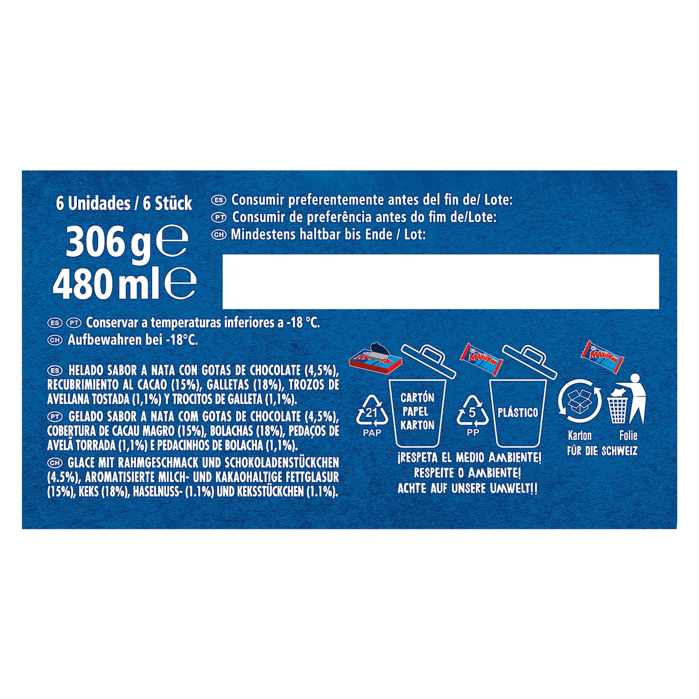 Maxibon mini nata Nestlé 6 x 51 g