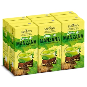 zumo de manzana pack 6 x 200 ml