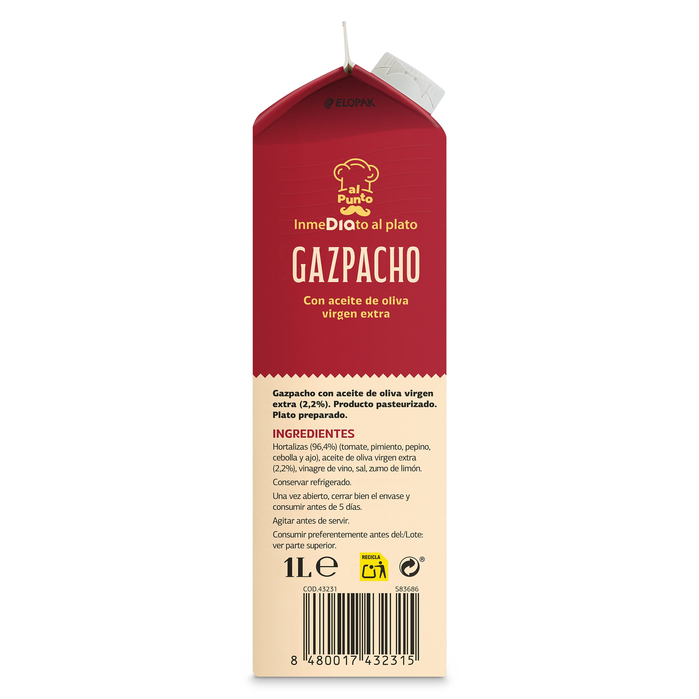 Gazpacho Dia Al Punto 1 L
