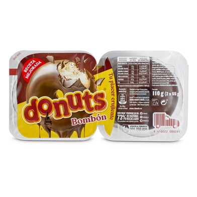 Berlinas bombón Donuts bandeja 2 unidades 110 g-0 Berlinas bombón Donuts bandeja 2 unidades 110 g-0
