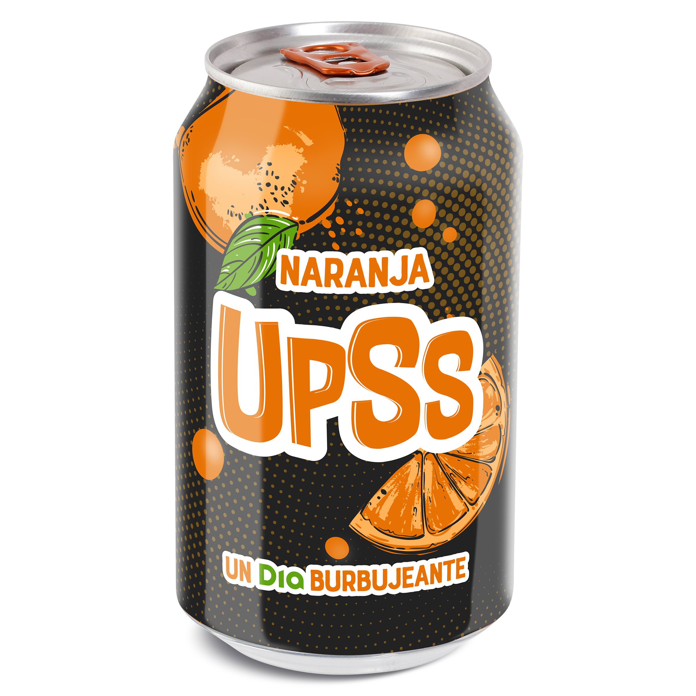 Refresco de naranja Dia Upss 330 ml