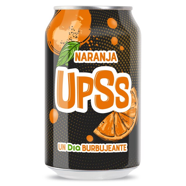 Refresco de Naranja Dia Ups Lata 33 Cl.