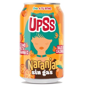 refresco de naranja sin gas 330 ml