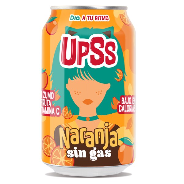 Refresco sin Gas de Naranja Dia Lata 33 Cl.