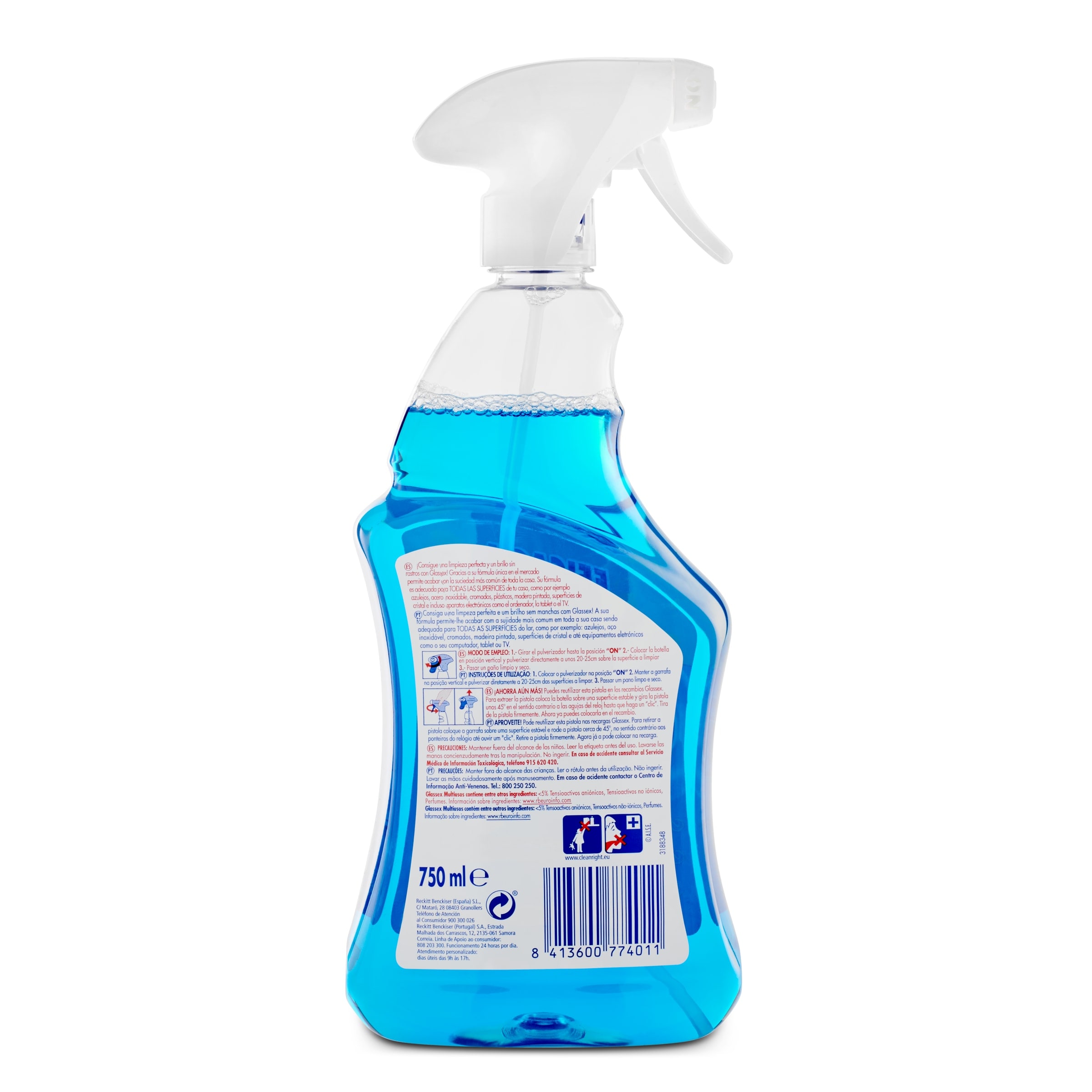 Limpiador multiusos Glassex 750 ml