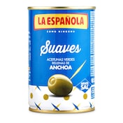 Aceitunas suaves rellenas de anchoa La española lata 130 g