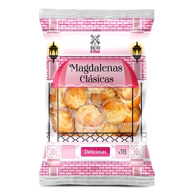 Magdalenas clásicas El molino de Dia bolsa 615 g-0