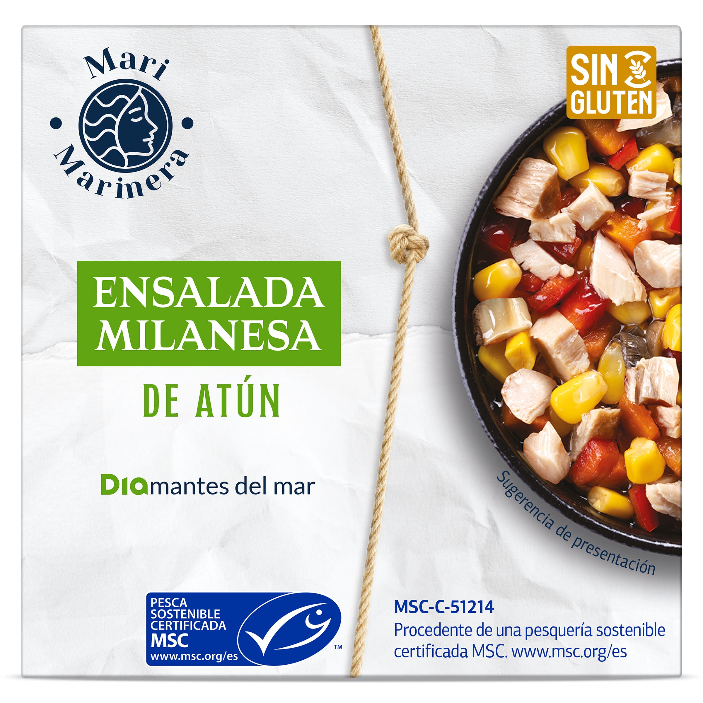 Ensalada milanesa de atún MSC Dia Mari Marinera 150 g