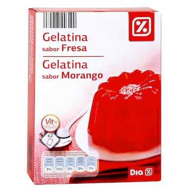 Gelatina sabor fresa Dia caja 170 g-0