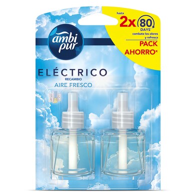 Ambientador eléctrico aroma aire fresco Ambipur blister 1 unidad-0