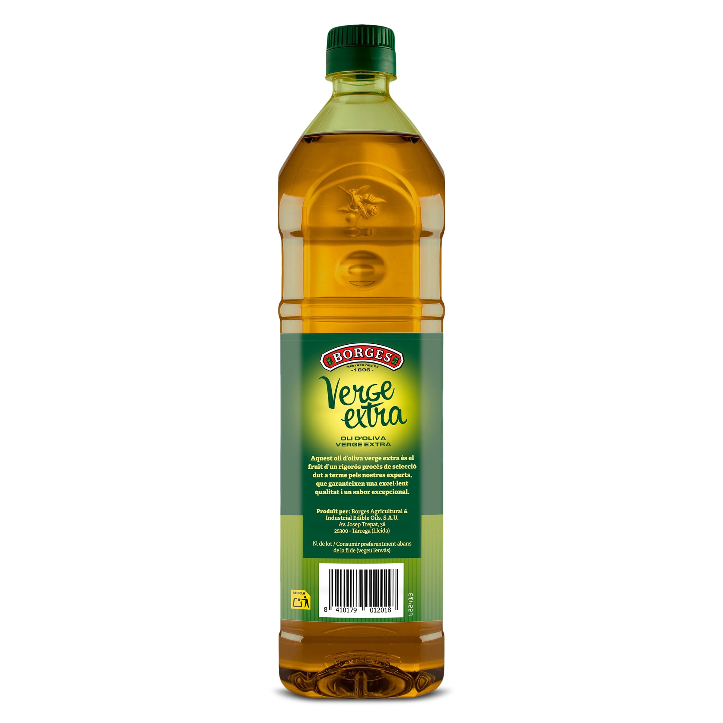 Aceite de oliva virgen extra BORGES, botella 1 litro