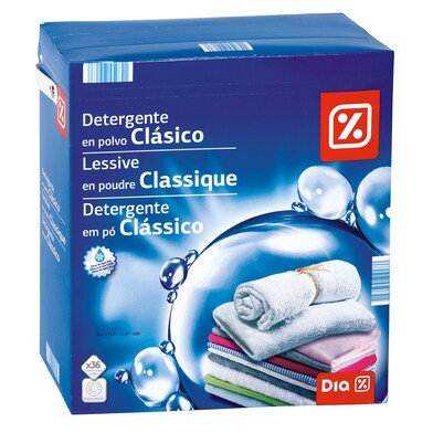 Detergente máquina polvo Dia caja 36 lavados-0 Detergente máquina polvo Dia caja 36 lavados-0