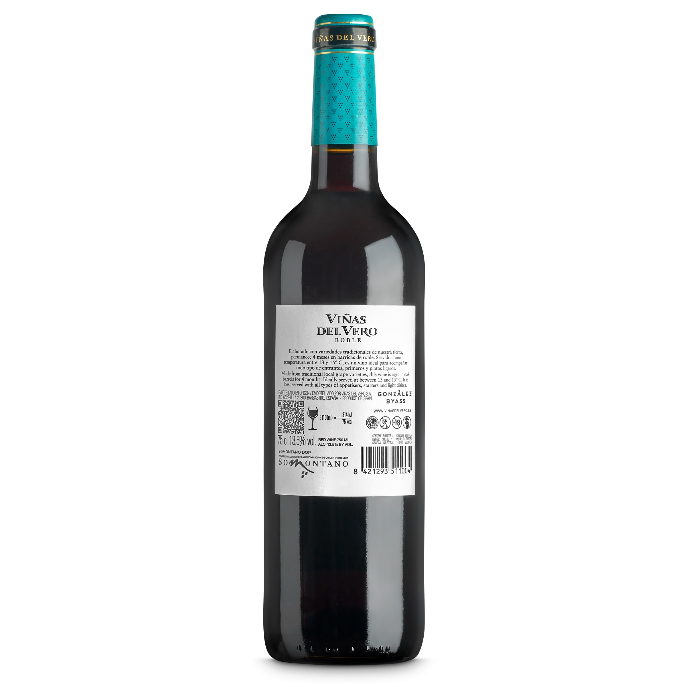 Vino tinto D.O. Somontano Viñas del Vero 75 cl