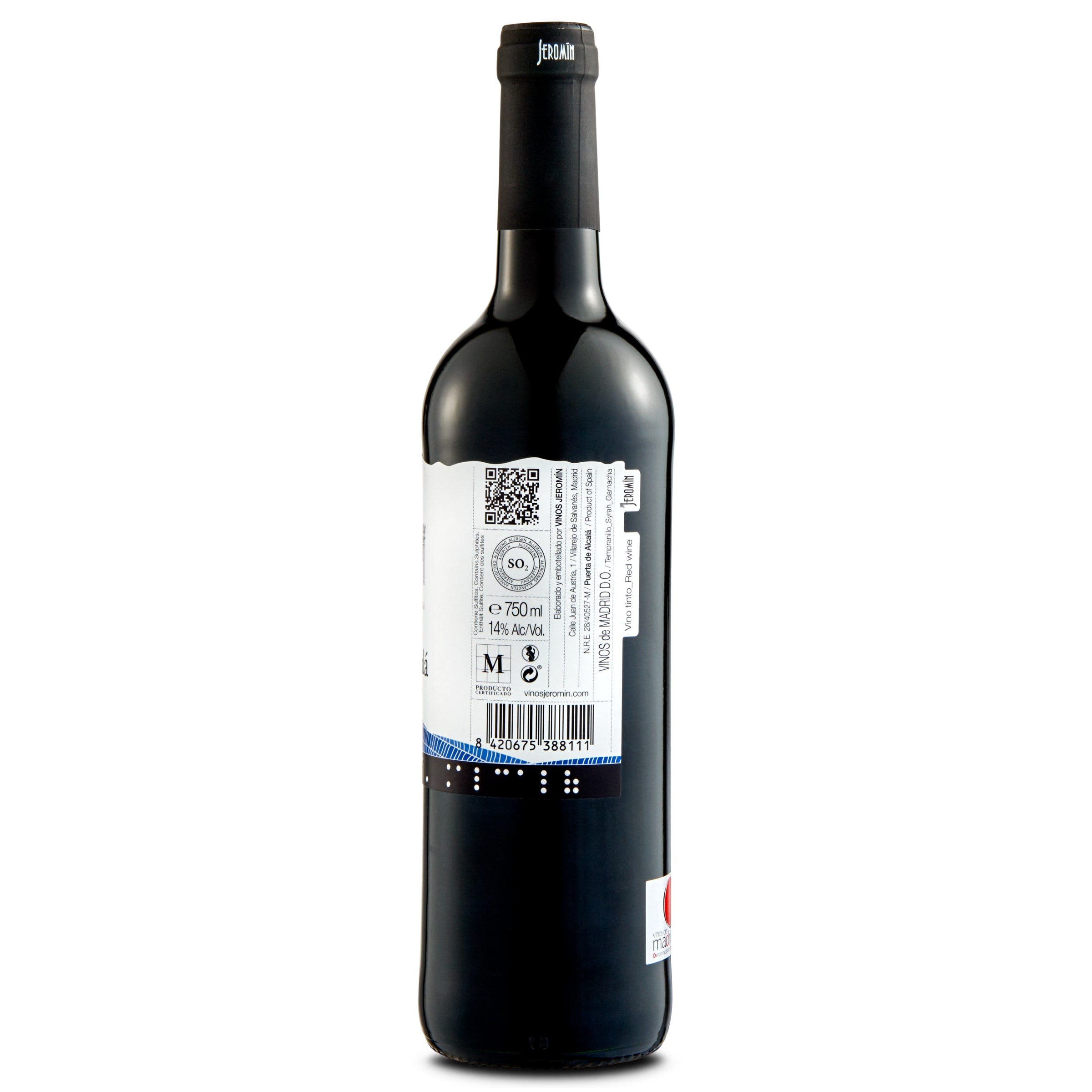 Vino tinto D.O. Madrid Puerta de Alcalá 75 cl