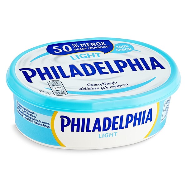 Queso para Untar Light Philadelphia Tarrina 250 Gr.