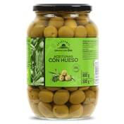 Aceitunas verdes con hueso Vegecampo de Dia frasco 500 g