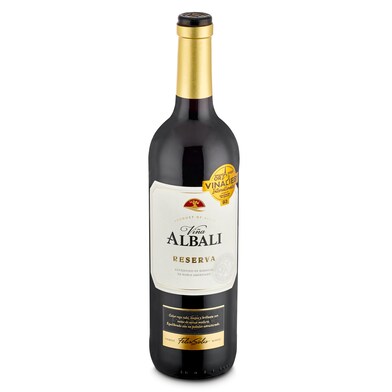 Vino tinto reserva D.O. Valdepeñas Viña Albalí botella 75 cl-0