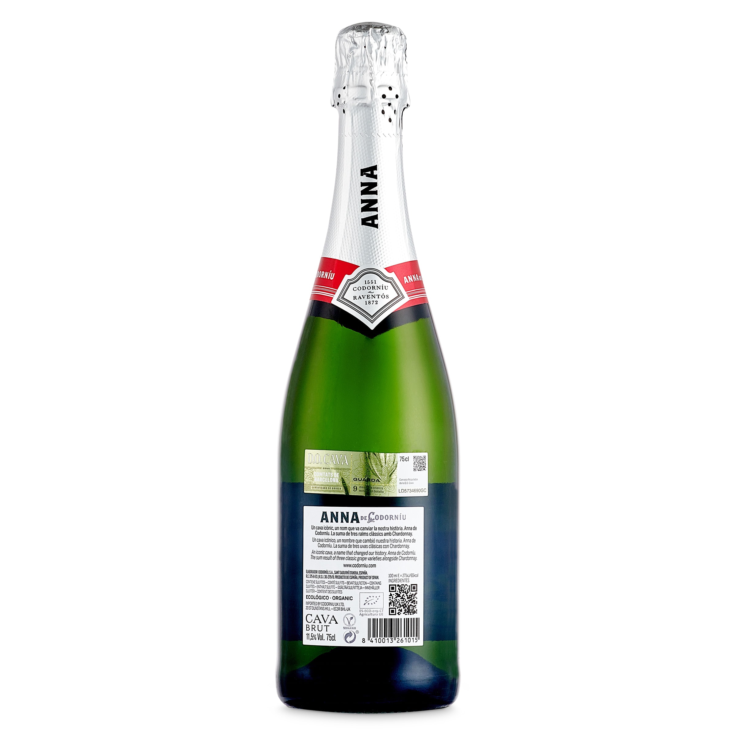 Cava brut Anna Codorníu 75 cl