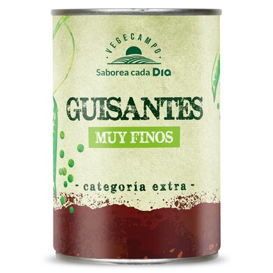 Guisantes muy finos Vegecampo de Dia lata 250 g-0 Guisantes muy finos Vegecampo de Dia lata 250 g-0