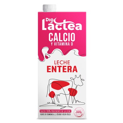 Leche entera calcio Dia Láctea brik 1 l-1 Leche entera calcio Dia Láctea brik 1 l-1