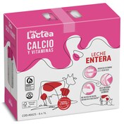 Leche entera calcio Dia Láctea pack 6 x 1 L