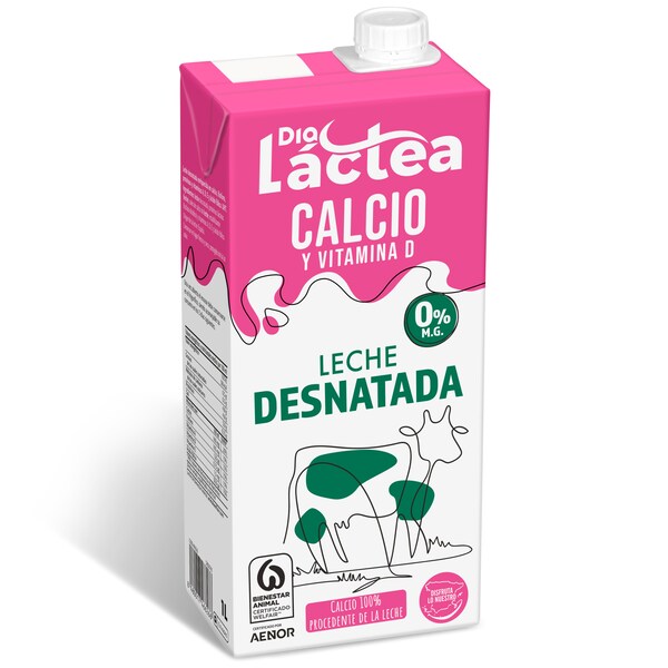Leche Desnatada Calcio Dia Lactea Envase 1 Lt.