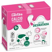 Leche desnatada calcio Dia Láctea pack 6 x 1 L