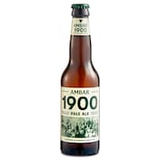 Cerveza 1900 Ambar botella 33 cl
