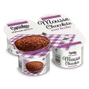 Mousse de chocolate con leche Caprichoso Dia pack 4 x 60 g