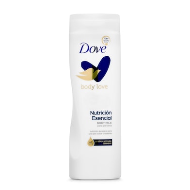 Body milk nutrición esencial piel seca Dove bote 400 ml-0