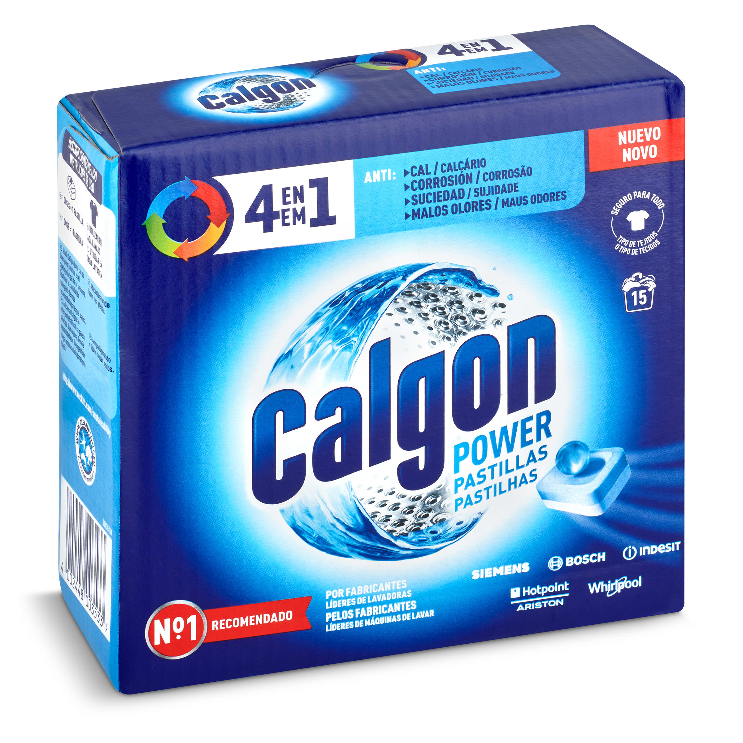 Descalcificador de lavadora en pastillas Calgon caja 15 unidades -  Supermercados DIA