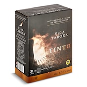 Vino tinto de la tierra de Extremadura  Viña Tabora baginbox 3 l