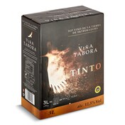 Vino tinto de la tierra de Extremadura  Viña Tabora baginbox 3 l