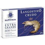 Langostino crudo extra 24/32 piezas Mari Marinera caja 800 g