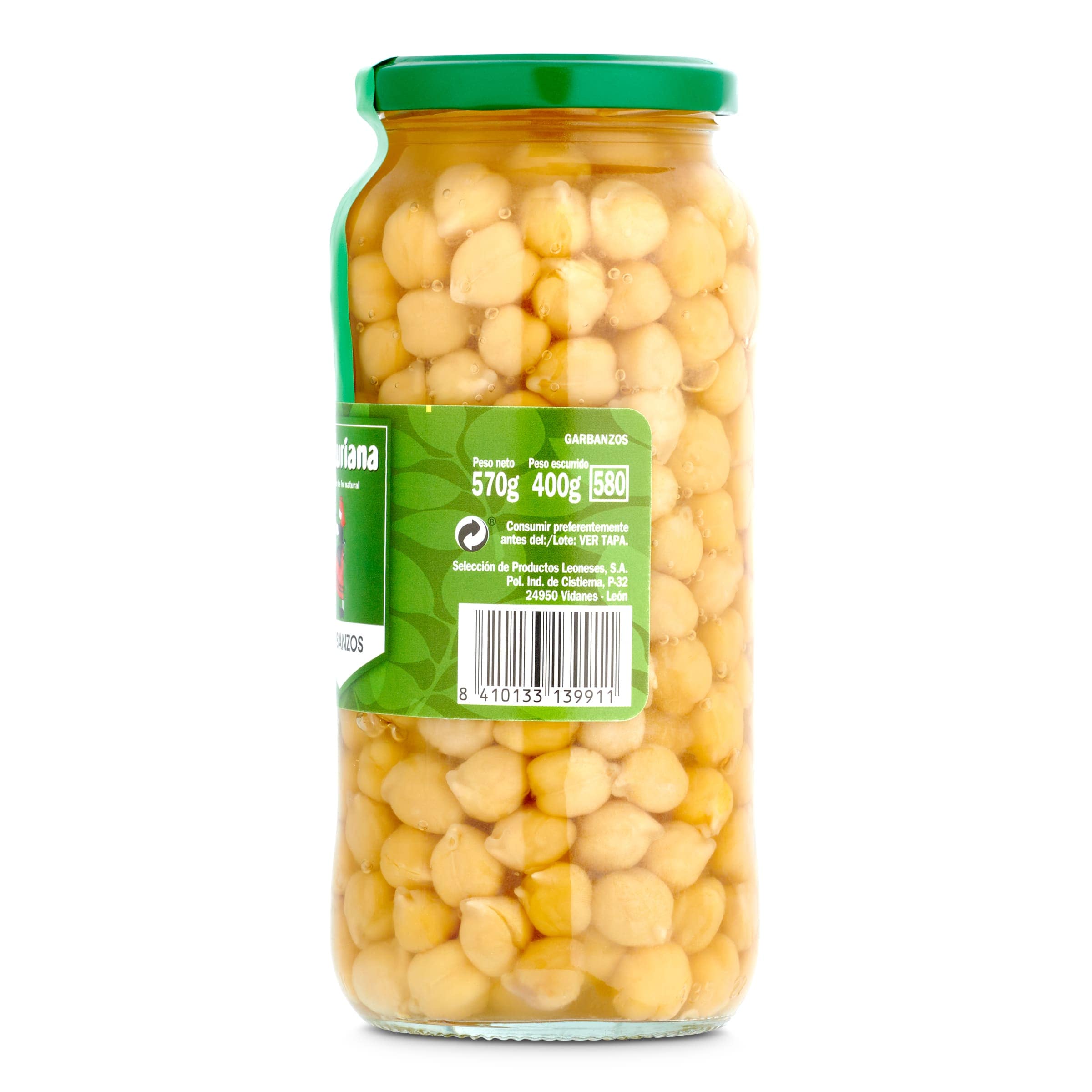 Garbanzos cocidos La Asturiana 400 g