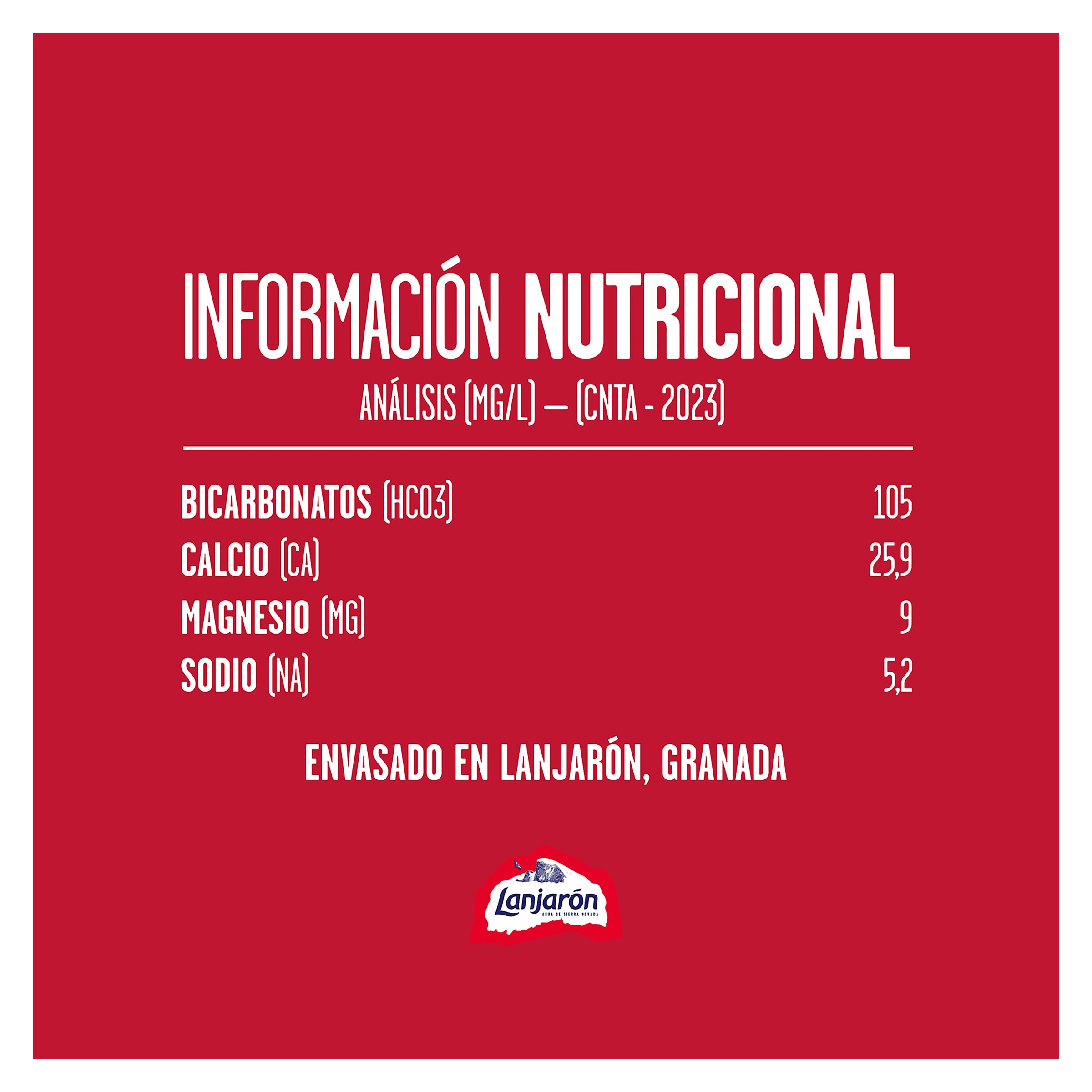 Agua mineral Lanjarón pack 6 x 1,5 L