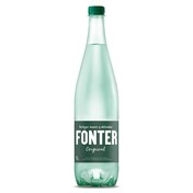 Agua mineral con gas Fonter botella 1 l