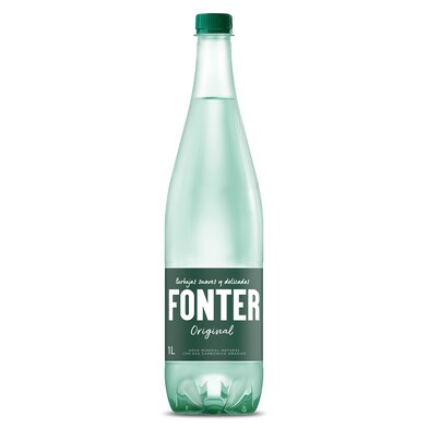 Agua mineral con gas Fonter botella 1 l-0