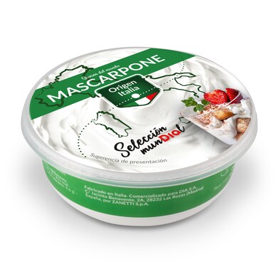 Queso mascarpone Selección Mundial de Dia tarrina 250 g-0